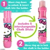 image:imageHedstrom Jumbo Chalk Set  5 Jumbo Chalk Sticks amp 5 Holders  Hello KittyHello Kitty