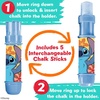 image:imageHedstrom Jumbo Chalk Set  5 Jumbo Chalk Sticks amp 5 Holders  Hello KittyWhite