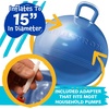 image:imageThe Original Hedstrom Metallic Purple Fun Hopper Ball inflates up to 15Metallic Blue