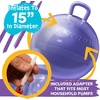 image:imageThe Original Hedstrom Metallic Purple Fun Hopper Ball inflates up to 15Metallic Purple