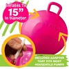 image:imageThe Original Hedstrom Metallic Purple Fun Hopper Ball inflates up to 15Pink
