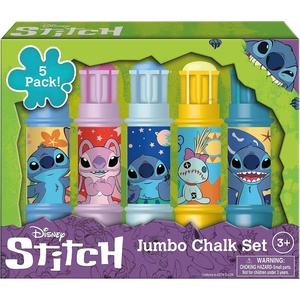image:imageHedstrom Jumbo Chalk Set  5 Jumbo Chalk Sticks amp 5 Holders  Hello KittyWhite
